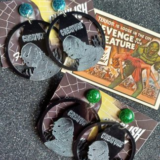 Black Lagoon Creature Earrings