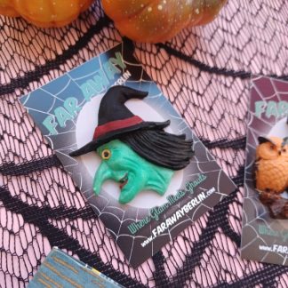 * HALLOWEEN SPECIAL * Mystic Coven Witch Brooch