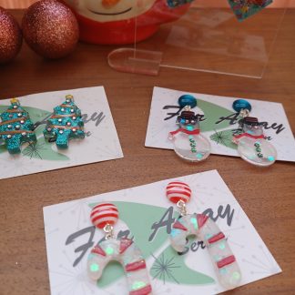 * XMAS SPECIAL * Candy Cane Earrings